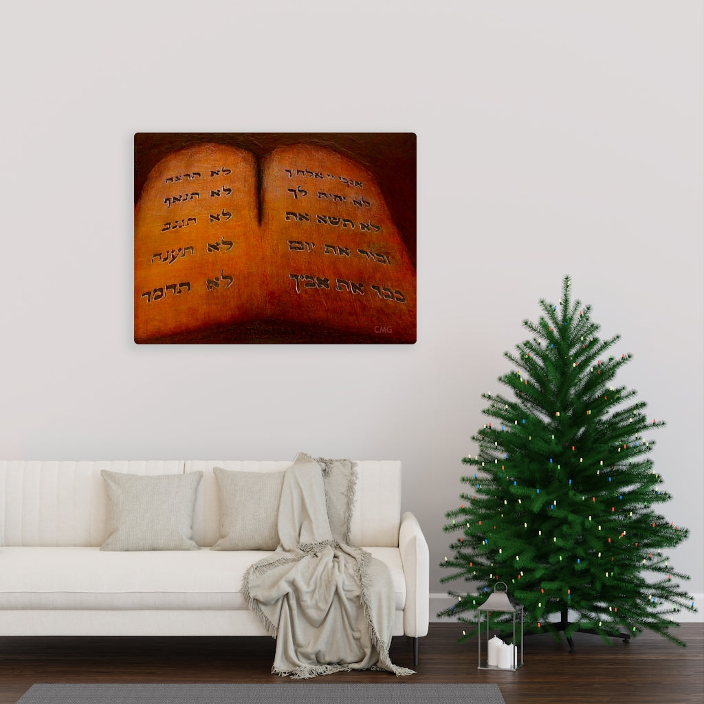 THE TEN JEWISH COMMANDMENTS. The Ten Commandments existed in the religion of Judaism centuries before the birth of Jesus.