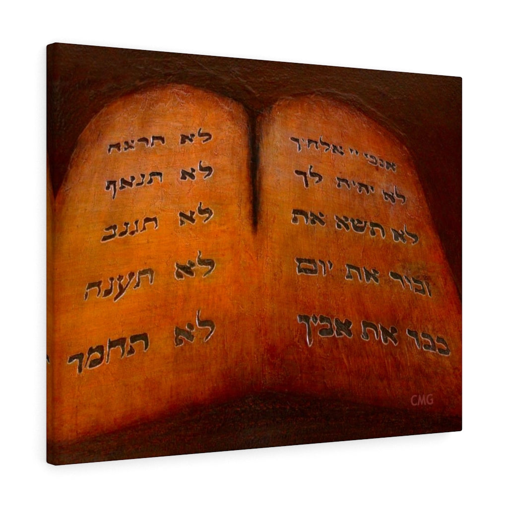 THE TEN JEWISH COMMANDMENTS. The Ten Commandments existed in the religion of Judaism centuries before the birth of Jesus.