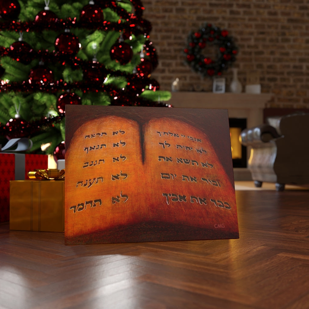 THE TEN JEWISH COMMANDMENTS. The Ten Commandments existed in the religion of Judaism centuries before the birth of Jesus.