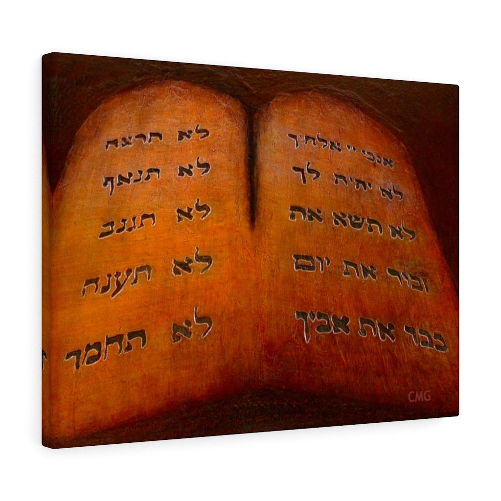 THE TEN JEWISH COMMANDMENTS. The Ten Commandments existed in the religion of Judaism centuries before the birth of Jesus.