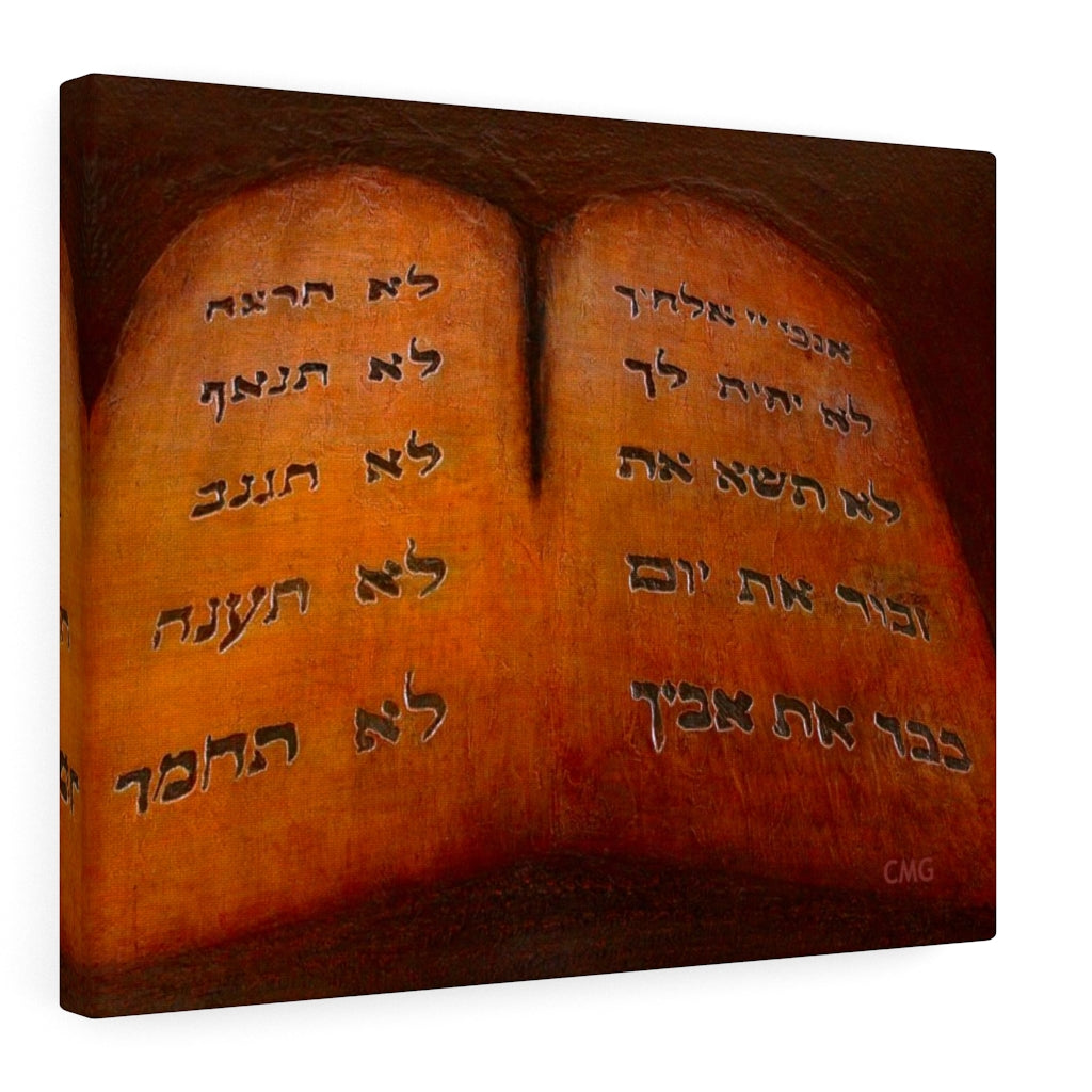 THE TEN JEWISH COMMANDMENTS. The Ten Commandments existed in the religion of Judaism centuries before the birth of Jesus.
