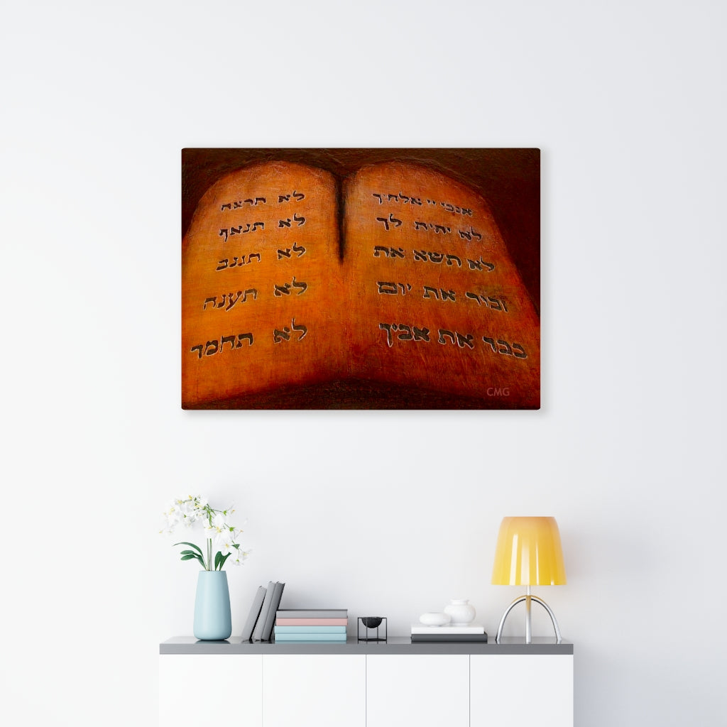 THE TEN JEWISH COMMANDMENTS. The Ten Commandments existed in the religion of Judaism centuries before the birth of Jesus.