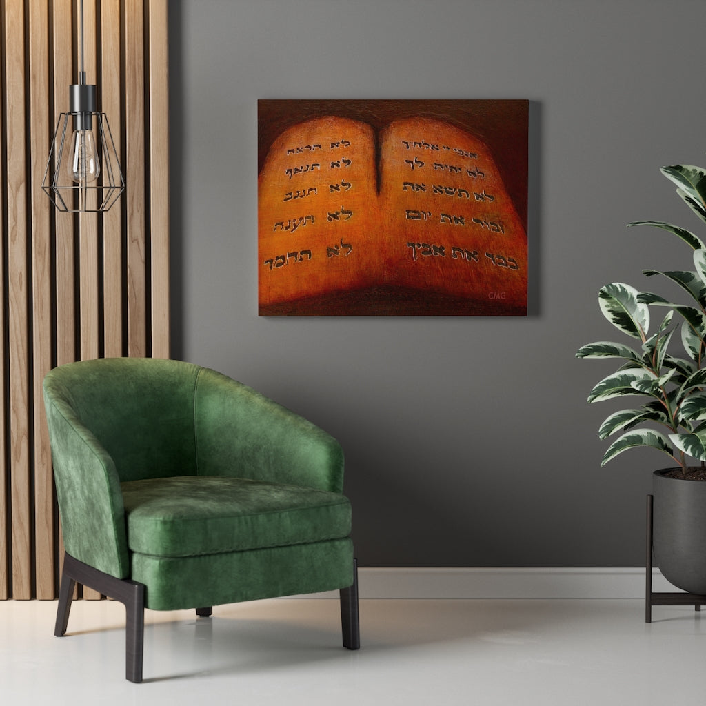 THE TEN JEWISH COMMANDMENTS. The Ten Commandments existed in the religion of Judaism centuries before the birth of Jesus.