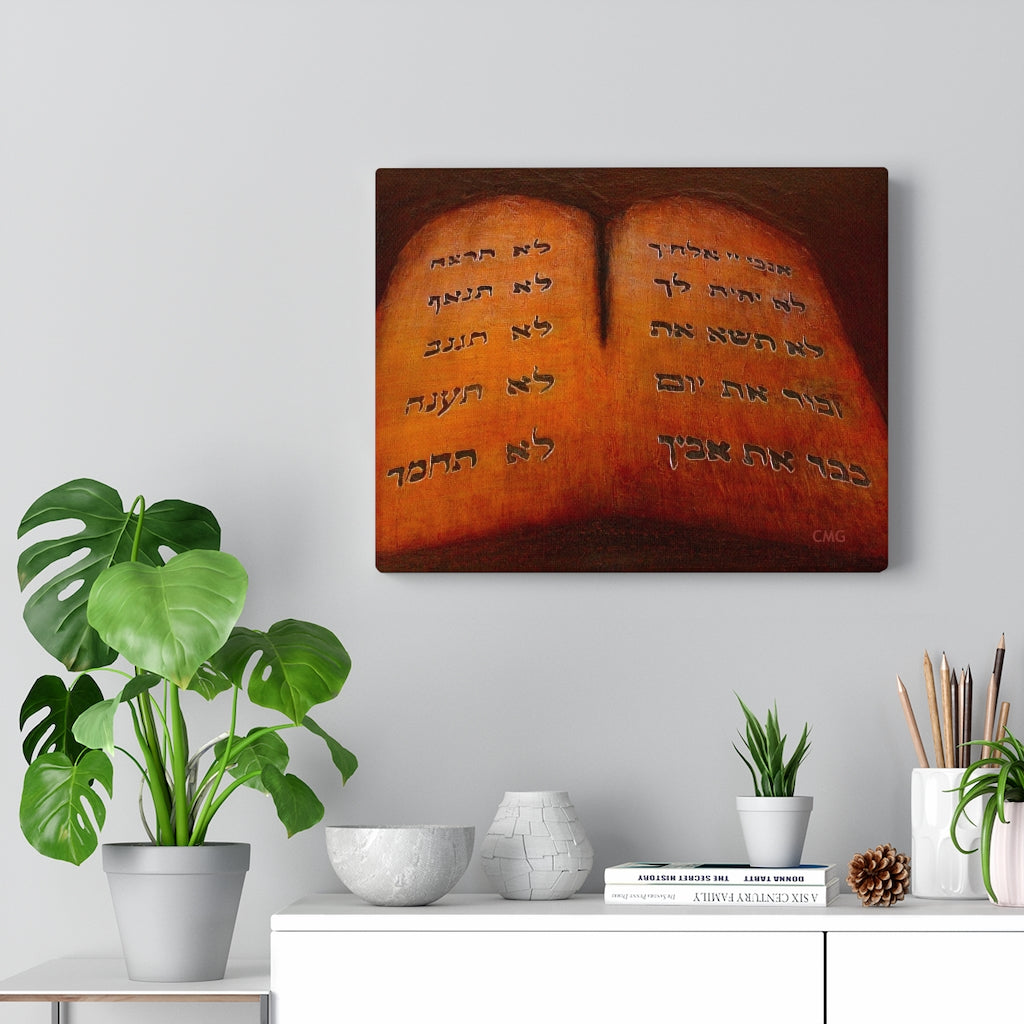 THE TEN JEWISH COMMANDMENTS. The Ten Commandments existed in the religion of Judaism centuries before the birth of Jesus.
