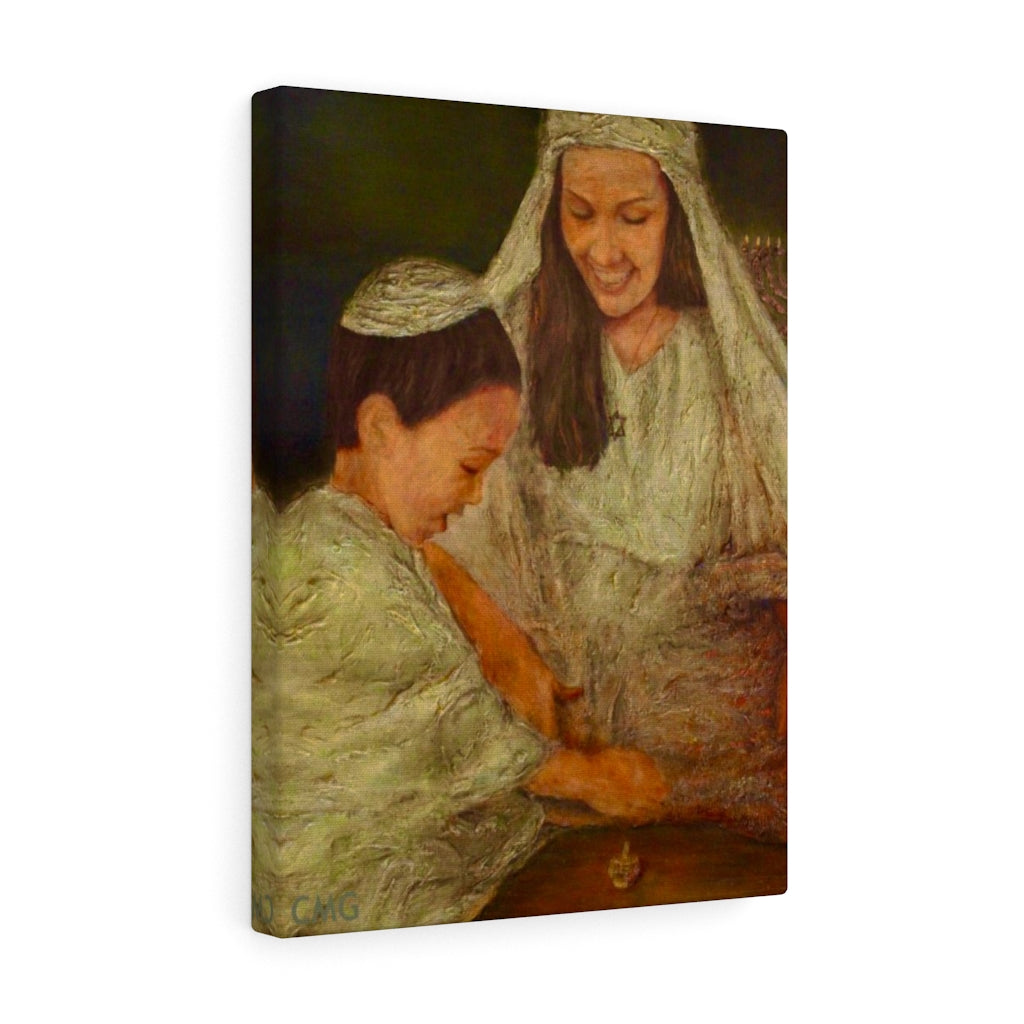 THE VIRGIN MARY AND JESUS CELEBRATED HANUKKAH.