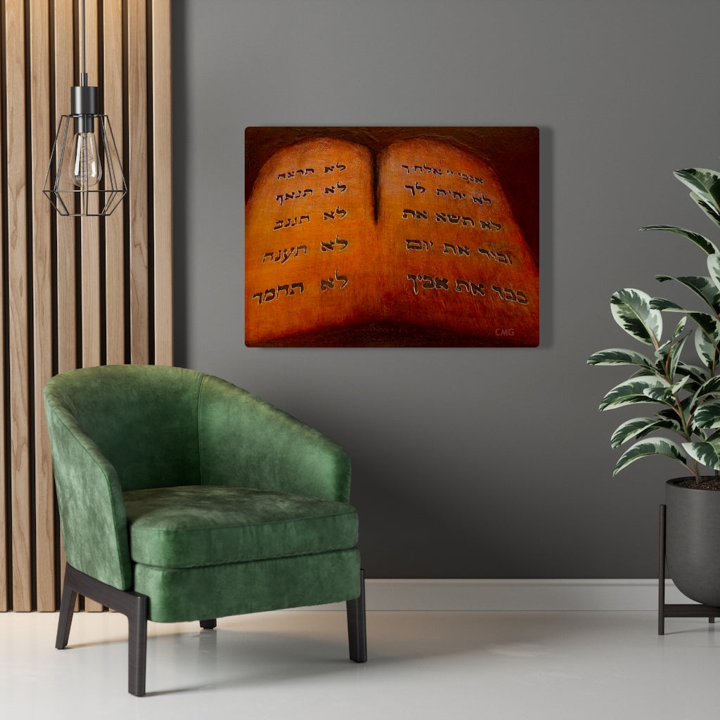 THE TEN JEWISH COMMANDMENTS. The Ten Commandments existed in the religion of Judaism centuries before the birth of Jesus.