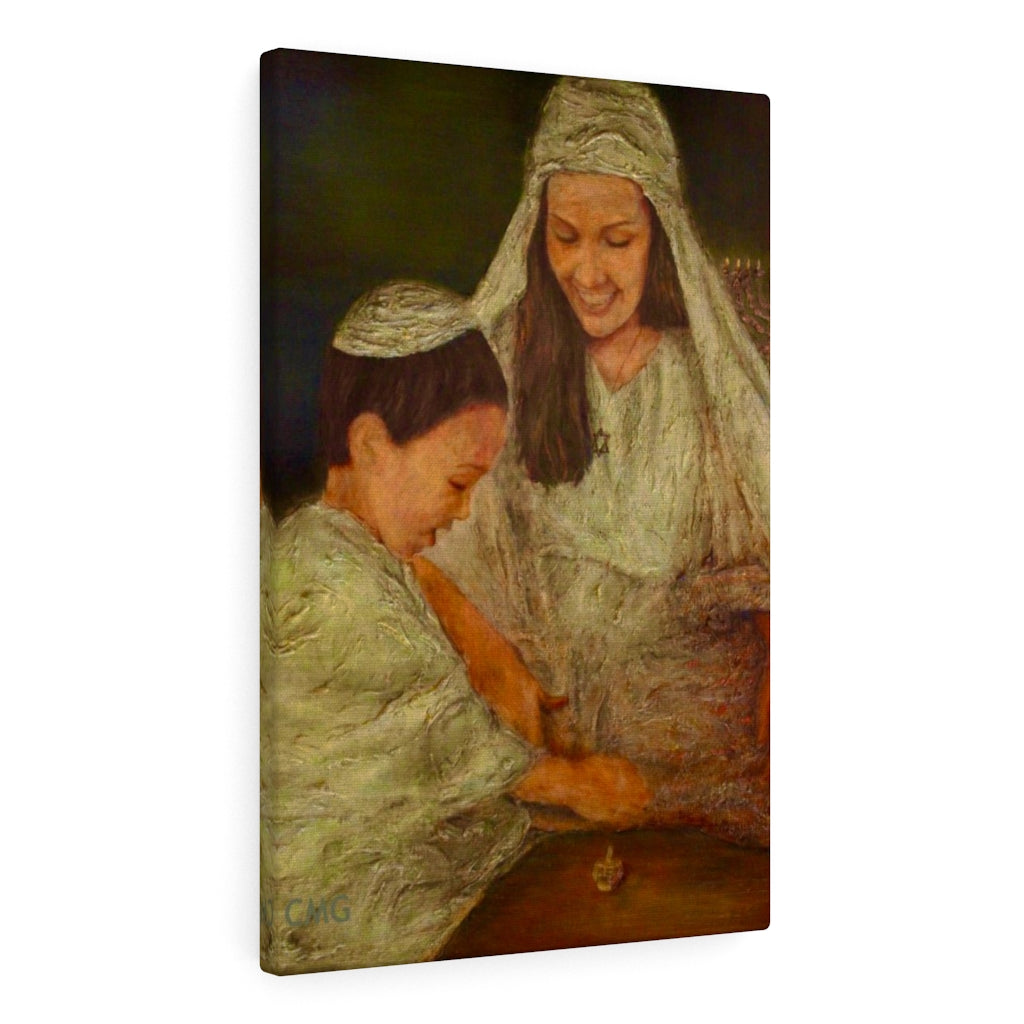 THE VIRGIN MARY AND JESUS CELEBRATED HANUKKAH.