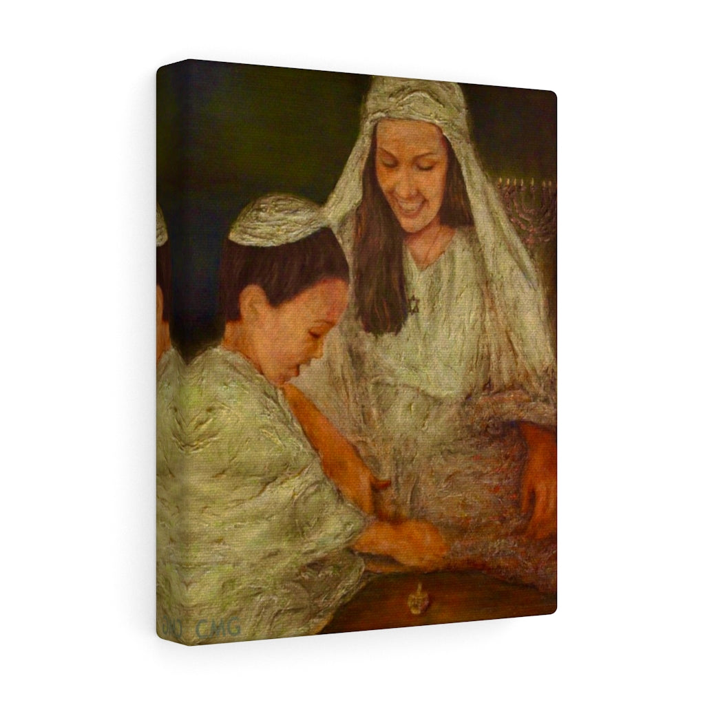 THE VIRGIN MARY AND JESUS CELEBRATED HANUKKAH.