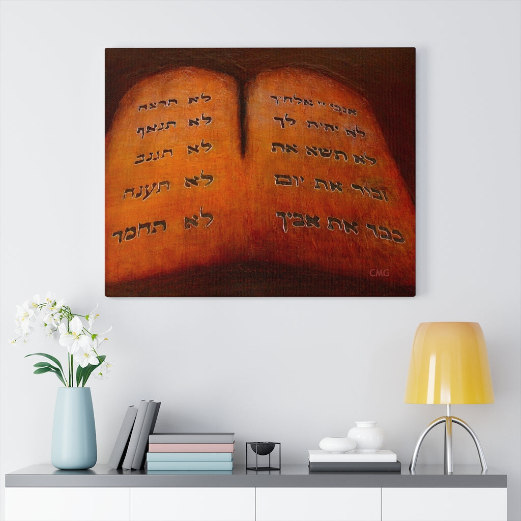THE TEN JEWISH COMMANDMENTS. The Ten Commandments existed in the religion of Judaism centuries before the birth of Jesus.