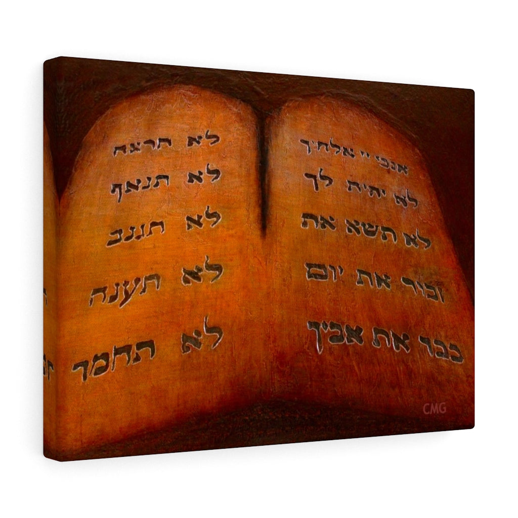 THE TEN JEWISH COMMANDMENTS. The Ten Commandments existed in the religion of Judaism centuries before the birth of Jesus.