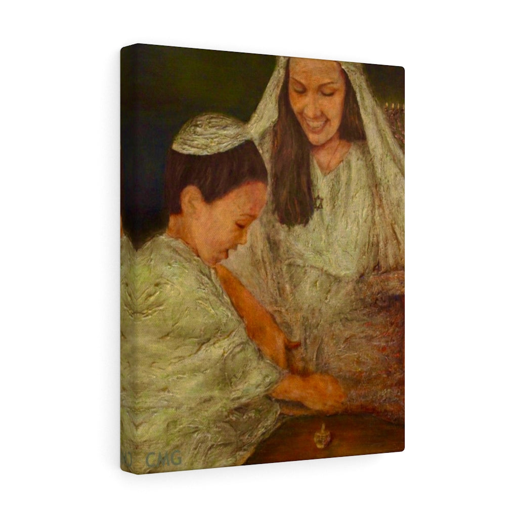 THE VIRGIN MARY AND JESUS CELEBRATED HANUKKAH.