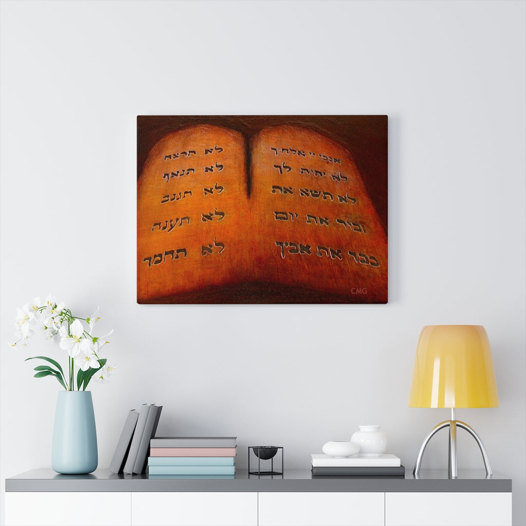 THE TEN JEWISH COMMANDMENTS. The Ten Commandments existed in the religion of Judaism centuries before the birth of Jesus.