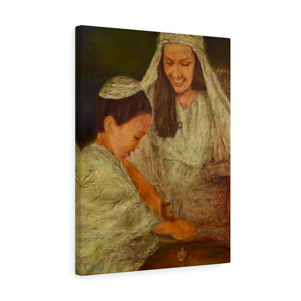 THE VIRGIN MARY AND JESUS CELEBRATED HANUKKAH.