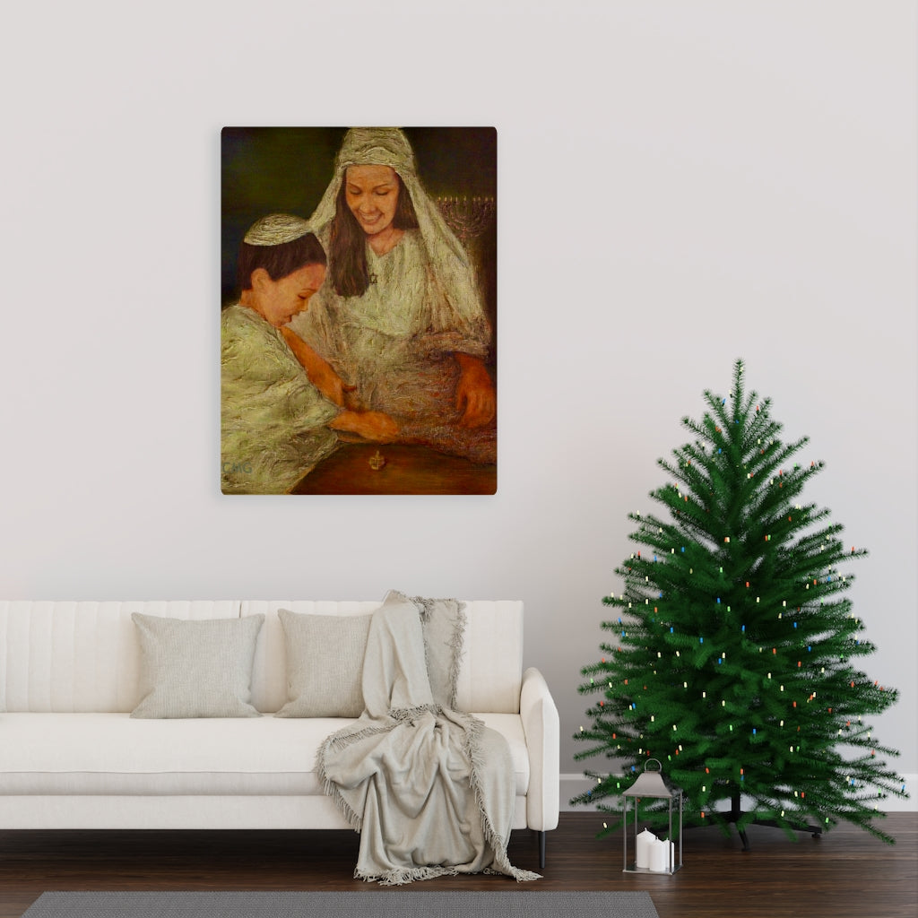 THE VIRGIN MARY AND JESUS CELEBRATED HANUKKAH.