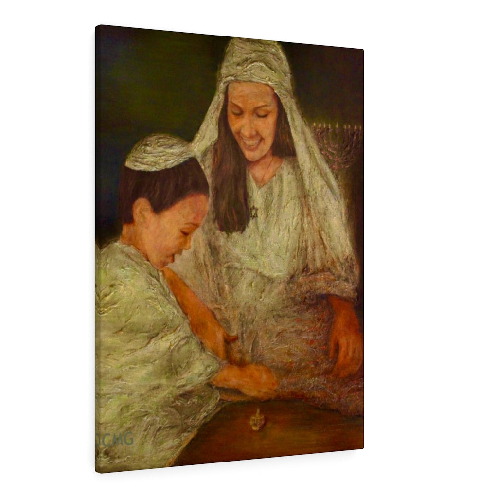 THE VIRGIN MARY AND JESUS CELEBRATED HANUKKAH.