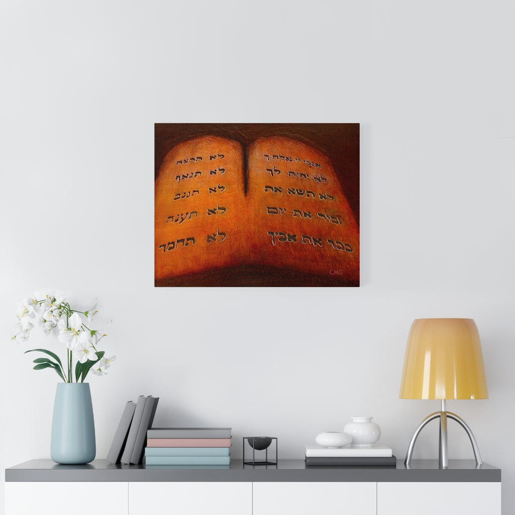 THE TEN JEWISH COMMANDMENTS. The Ten Commandments existed in the religion of Judaism centuries before the birth of Jesus.